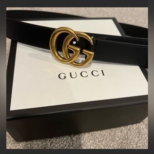 Authentic Gucci Marmont leather belt 🤩